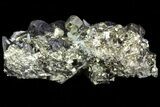Sphalerite, Pyrite and Quartz Association - Peru #72585-1